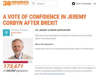 The Corbyn support petition