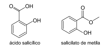 ácido salicílico - salicilato de metila