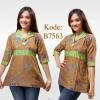 model baju batik longdress terbaru