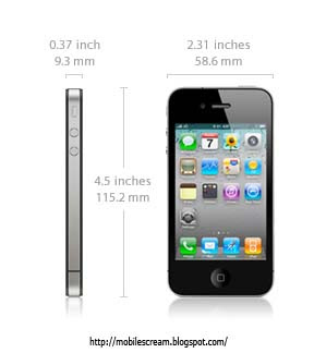  iPhone 4 tech specs