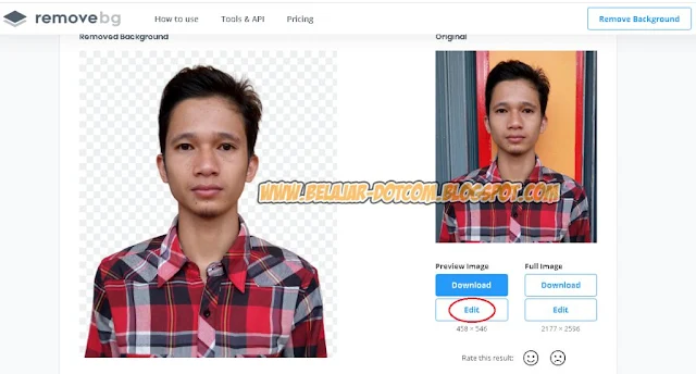 1 Menit! Ganti Background Foto Online Tanpa Aplikasi