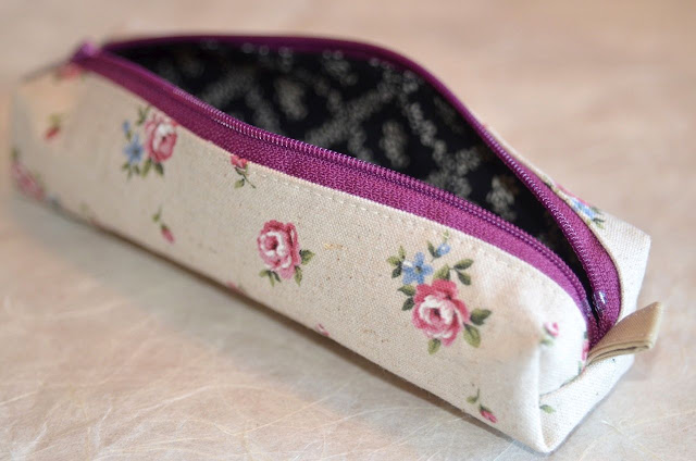 Federmäppchen Stiftetui Izumo aus japanischen Stoffen von Noriko handmade, Japan, Design, Einzelstück, japanisch, Unikat, handgemacht, handgefertigt, Etui, Mäppchen, pencil case, japanese fabric