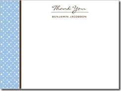 thank you card