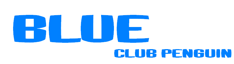 Blue club penguin