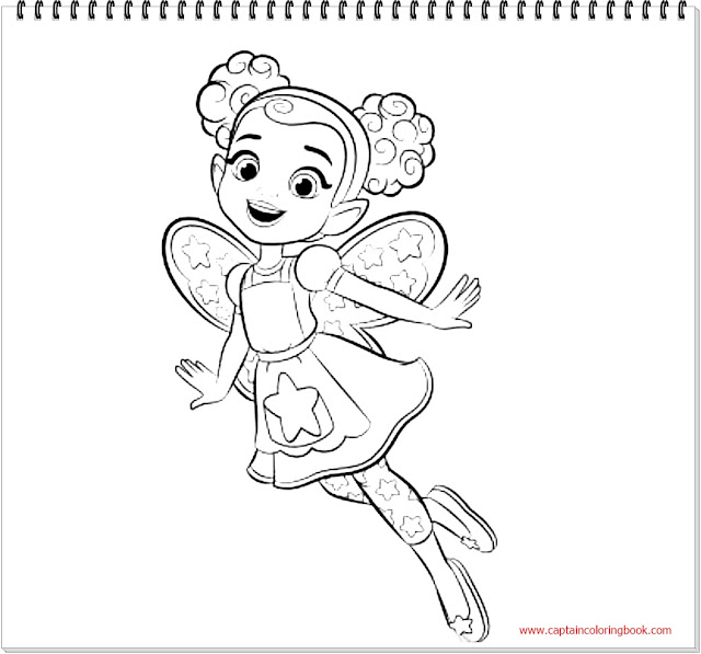 Butterbean Café Coloring Page  