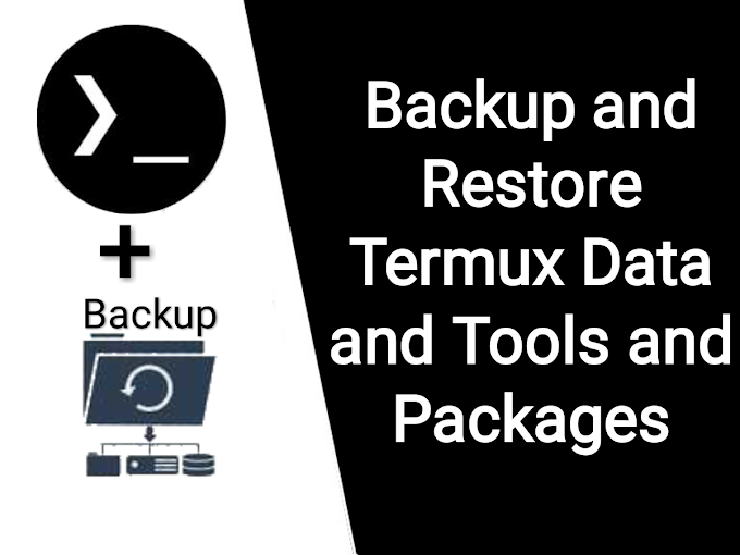 How to BackUp and Restore Termux data Plugins and Packages