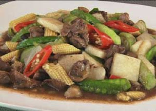 Cara Memasak Tumis Jagung Muda Campur Daging Yang Lezat, resep tumis jagung muda campur daging yang nikmat, cara memasak tumis jagung muda campur daging yang enak