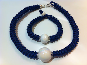 Conjunto trenzado azul, ref. 091