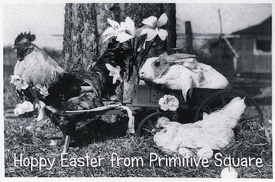 Primitive Easter Vintage Photo