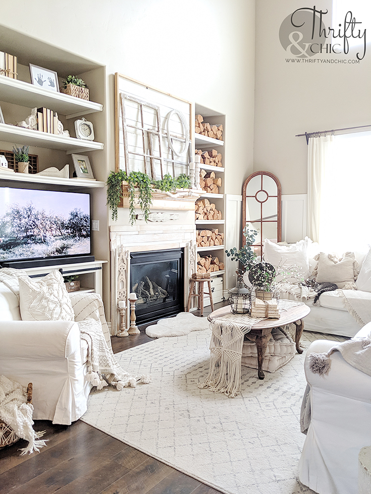 summer living room decor and decorating ideas, cottage living room decor, living room decor cozy, two story living room, neutral living room design, cottagecore living room, living room tv wall, summer living room tips, living room design