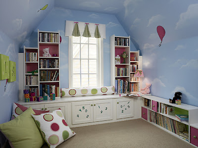 wall decor - Kid Bedroom Interior Design Wallpaper 2