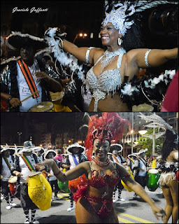 Desfile Inaugural del Carnaval. Uruguay. 2017.  Comparsa Senegal