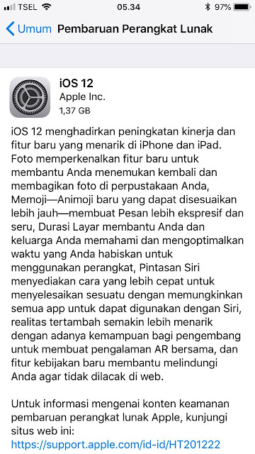  Sistem operasi terbaru untuk perangkat iPhone iOS 12 Resmi Diluncurkan Hari Ini, Ayo Lakukan Update Sekarang