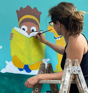 Ilustración Mural Infantil Mallorca Eva Barceló