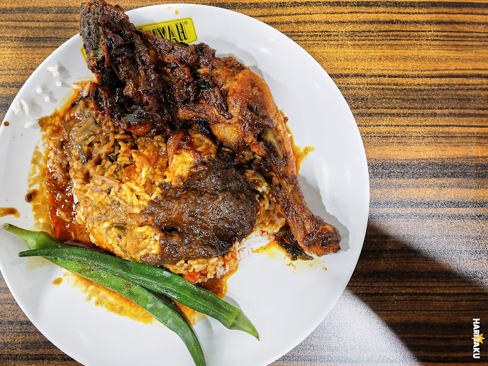 Sepinggan nasi kandar di Hameediyah