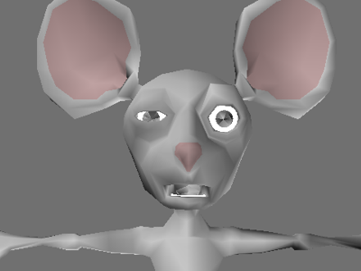 Mouse rendered using real-time graphics