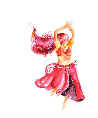 bhangra,india,dancer,painting,art