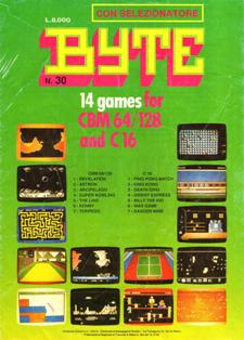 Byte Games. Mensile di videogiochi 30 - Aprile 1989 | PDF HQ | Mensile | Computer | Programmazione | Commodore | Videogiochi
Numero volumi : 35
Byte Games è una rivista/raccolta di giochi su cassetta per C64/128.