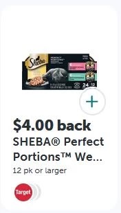 $4.00/1 SHEBA® PERFECT PORTIONS™ multipack ibotta cashback Rebate *HERE*