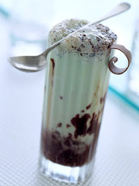 Fizzy Mint-Chocolate Soda