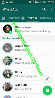 Cara Menghapus Satus Di Whatsapp