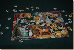 puzzle in progress