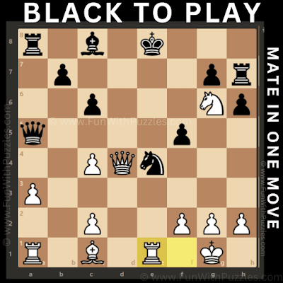 Black to Mate in 1 Move: Chess Puzzles for Beginners-4