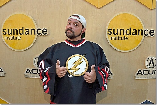 El director Kevin Smith de la Liga de la Justicia