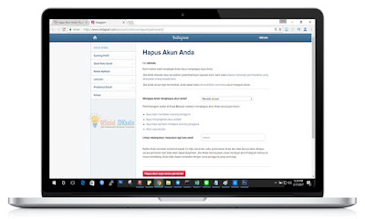 Cara Menghapus Akun Instagram