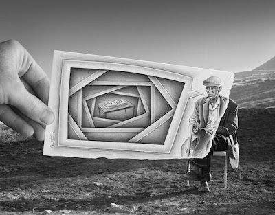 Pencil versus Camera by Ben Heine Seen On www.coolpicturegallery.us