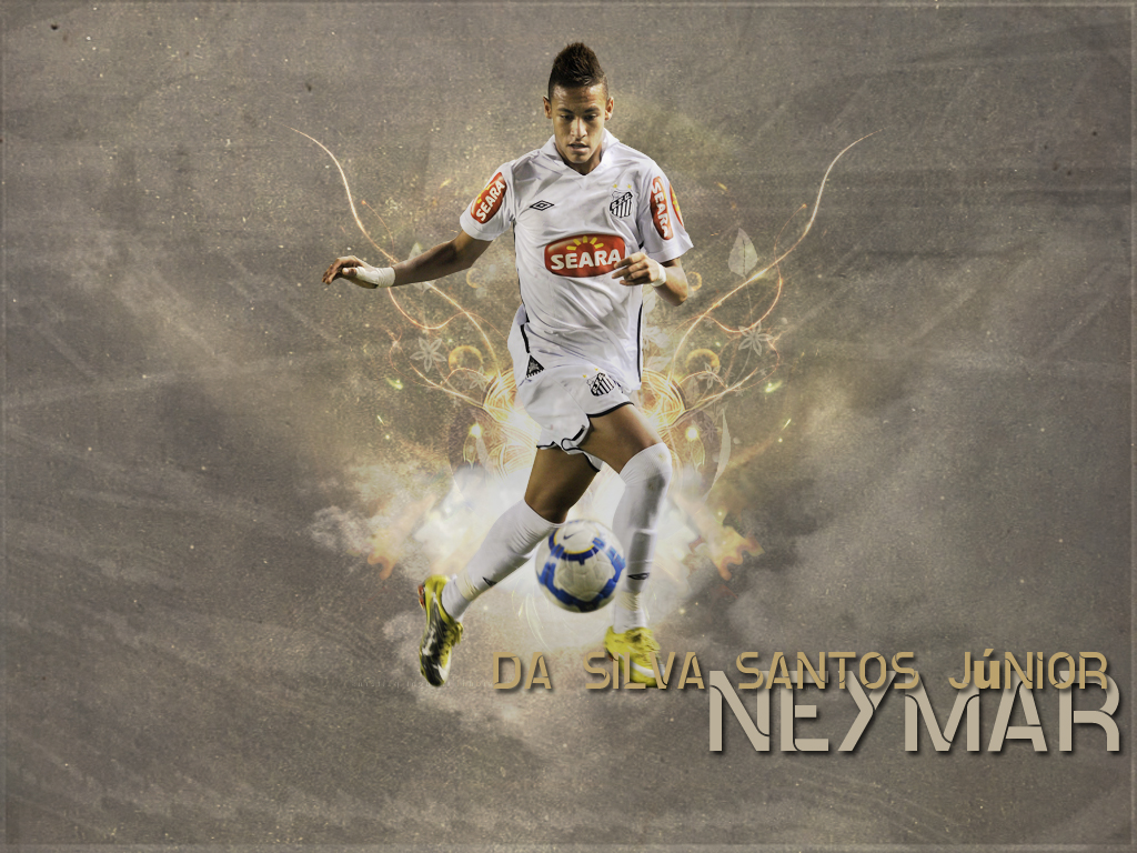 Football Stars: Neymar New 2012 Wallpapers