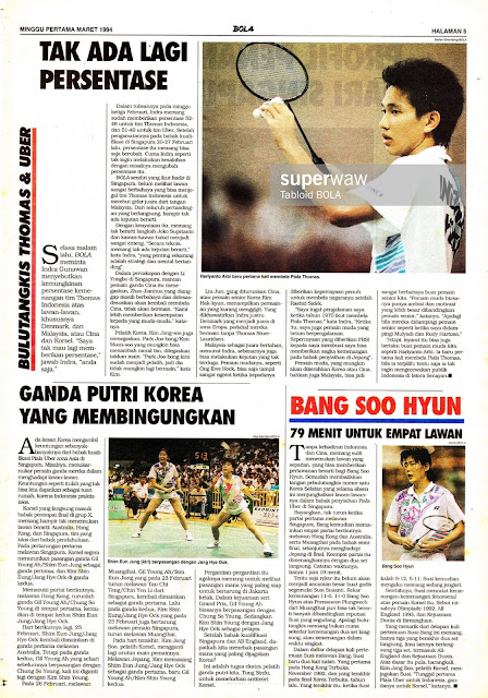 Tabloid BOLA EDISI 0523 MINGGU PERTAMA MARET 1994