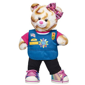 Official Daisy Girl Scout S'mores Campout Bear from Build-A-Bear is available for a limited time only.