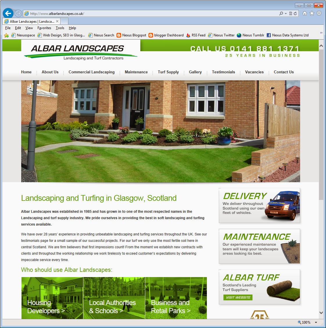 Landscaping Company Websites