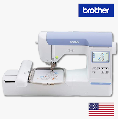 จักรปักคอมพิวเตอร์ จักรปักชื่อ Brother USA PE800