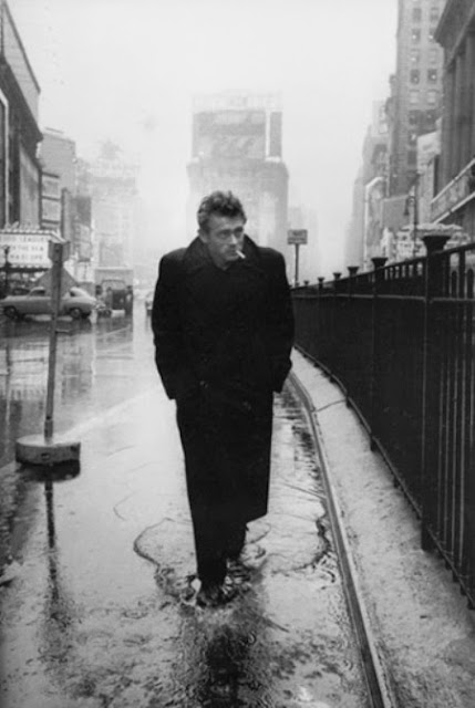 The Newyorkologist James Dean Walking In The New York City Rain