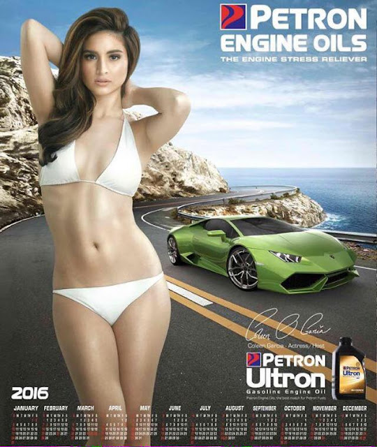 Coleen Garcia on Petron Calendar 2016