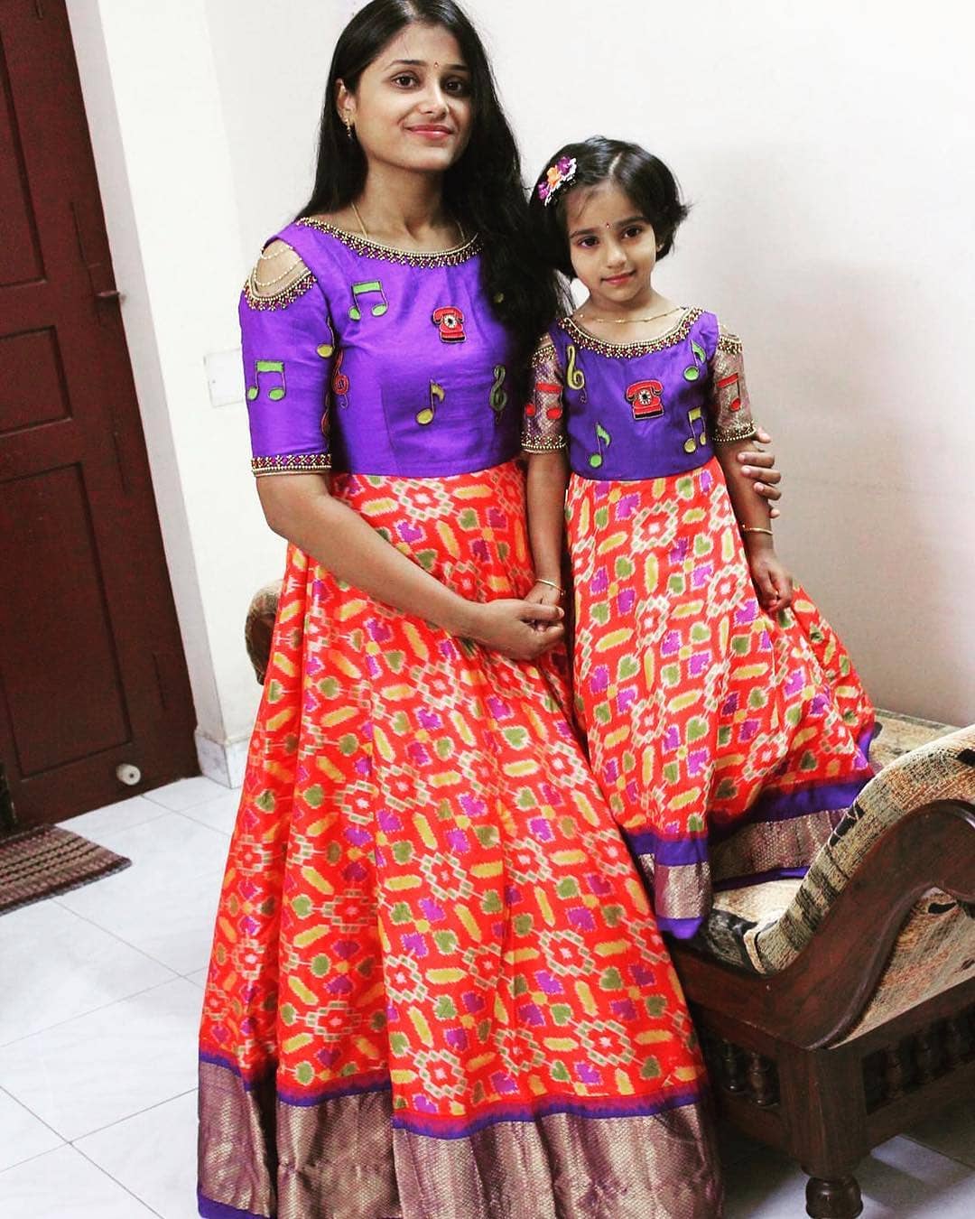 3 tiered box-pleated dress made from a cotton saree | Silk dress design,  Kids designer dresses, Cotton dress pattern