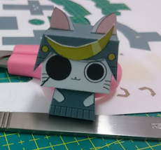 cat papercraft cute easy