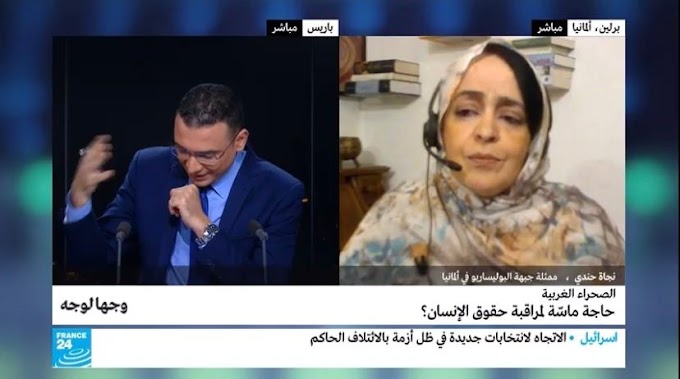 النجاة حندي :  نداء منظمة العفو الدولية من أجل إحداث آلية مستقلة ومحايدة لمراقبة حقوق الإنسان في الصحراء الغربية يعزز مطالب جبهة البولساريو إلى الأمم المتحدة.