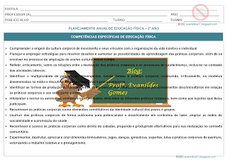 COMPETÊNCIAS ESPECÍFICAS DE EDUCAÇÃO FÍSICA