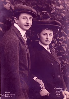 Prince August Wilhelm de Prusse 1887-1949 et princesse Alexandra Viktoria zu Schleswig-Holstein-Sonderburg-Glücksburg 1887-1957