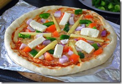 Arrange topping