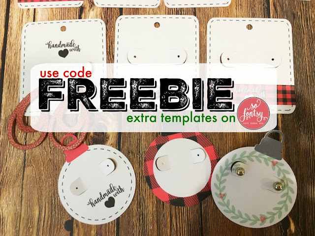 Free Silhouette Earring Card Templates Set Of 8 Silhouette School