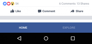 Facebook Inroduce a Bottom Navigation Bar