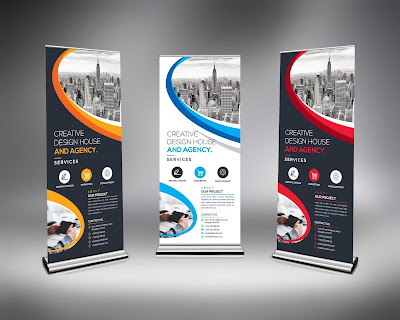 Roll Up Banners Stands