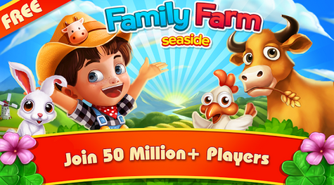 تحميل لعبة المزرعة السعيدة Family Farm Seaside مهكرة للاندرويد 