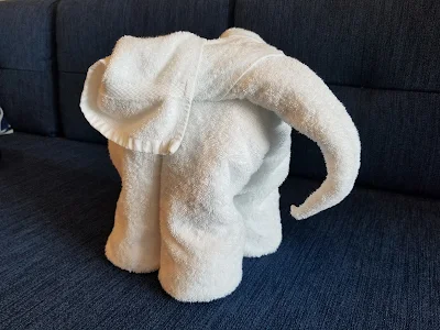 タオルで作った象