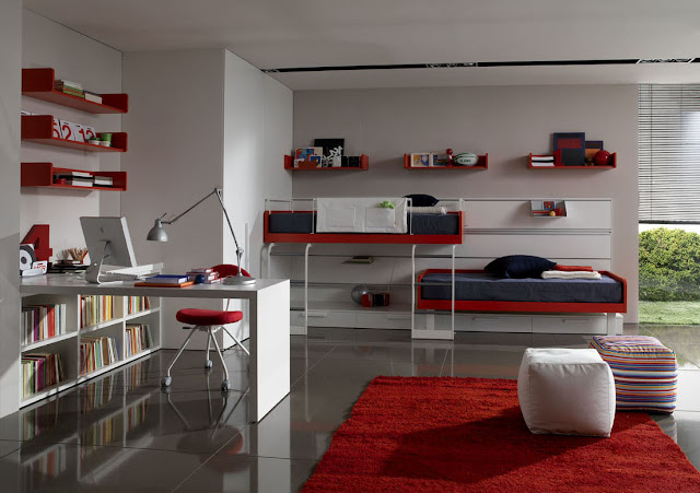 Red Boys Bedroom Ideas