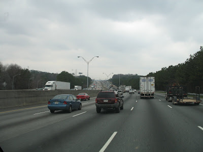 I 75 Georgia. Going North on I-75 right